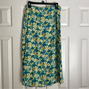 Miss Selfridge Floral Midi Skit